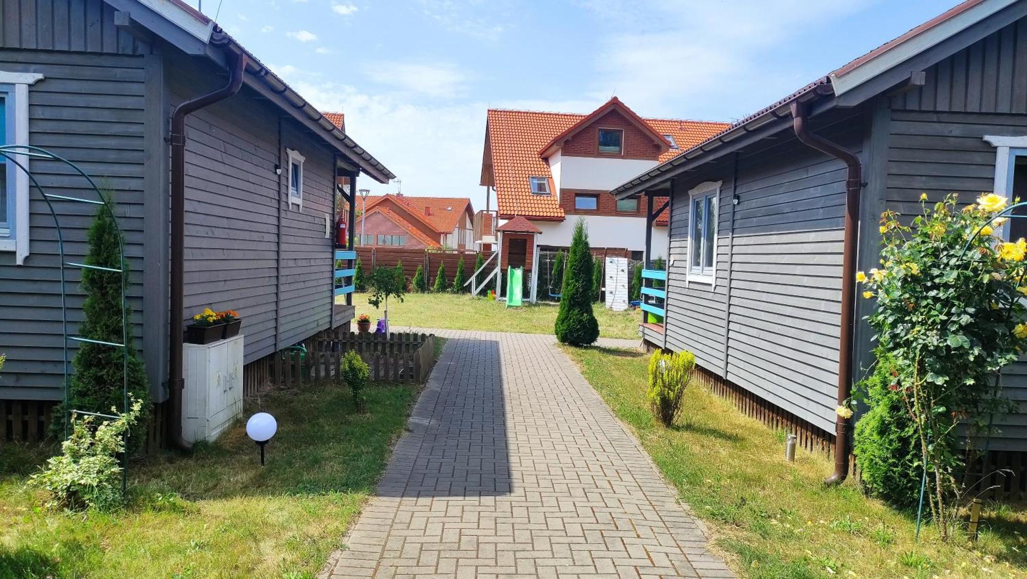 Na Fali Domki Letniskowe Zarnowska Buitenkant foto